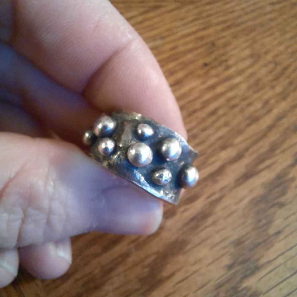 Handmade OOAK Sterling & Brass Ring